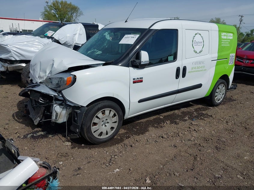 Vin: zfbhrfbb7l6s03045, lot: 45414462, ram promaster city tradesman slt 20202