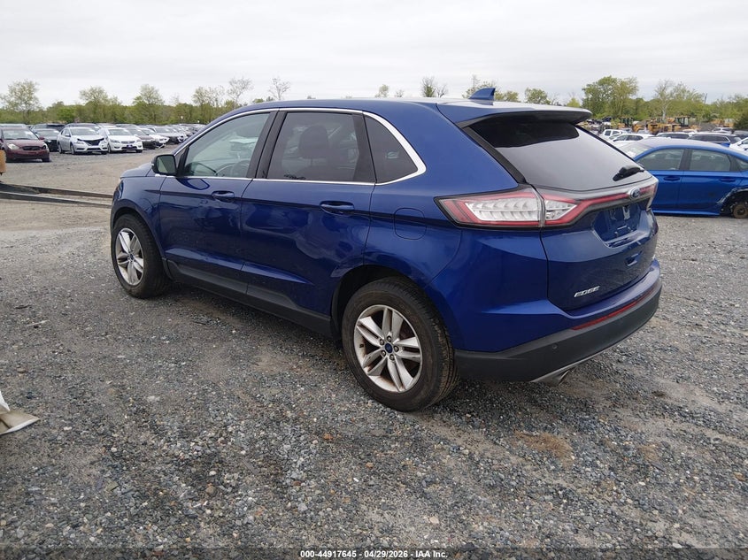 Vin: 2fmtk4j83fbb75770, lot: 45415024, ford edge sel 20153