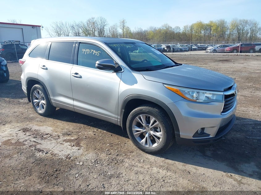 TOYOTA HIGHLANDER 2015. Lot# 44917945. VIN 5TDJKRFH8FS168166. Photo 1