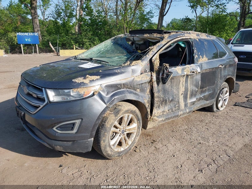 Vin: 2fmtk4j83fbb01863, lot: 45415406, ford edge sel 20152