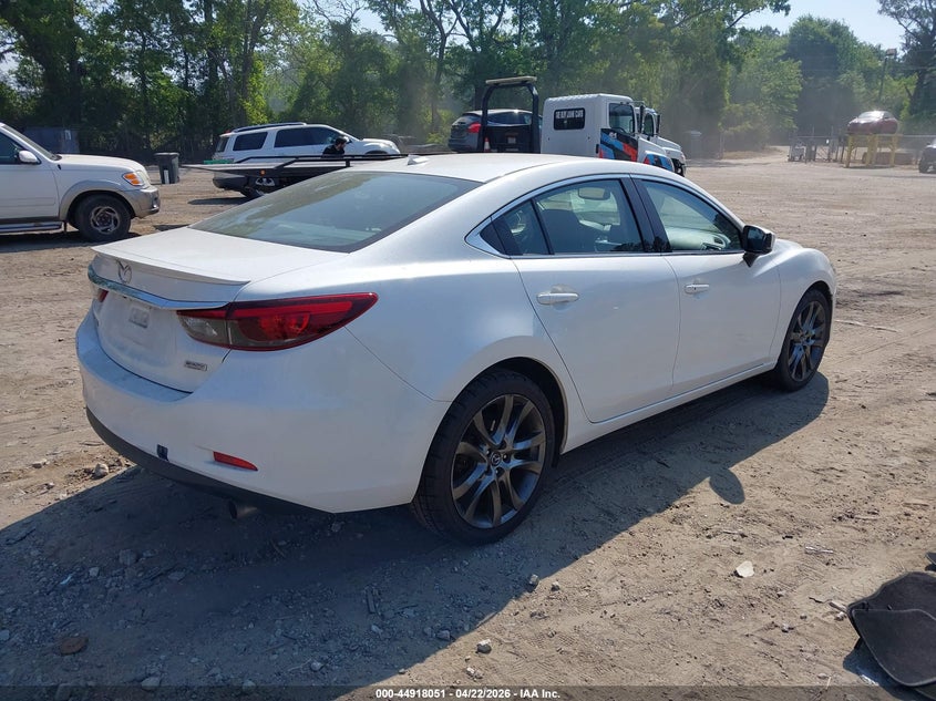 Vin: jm1gl1w54h1152819, lot: 45415430, mazda mazda6 grand touring 20174
