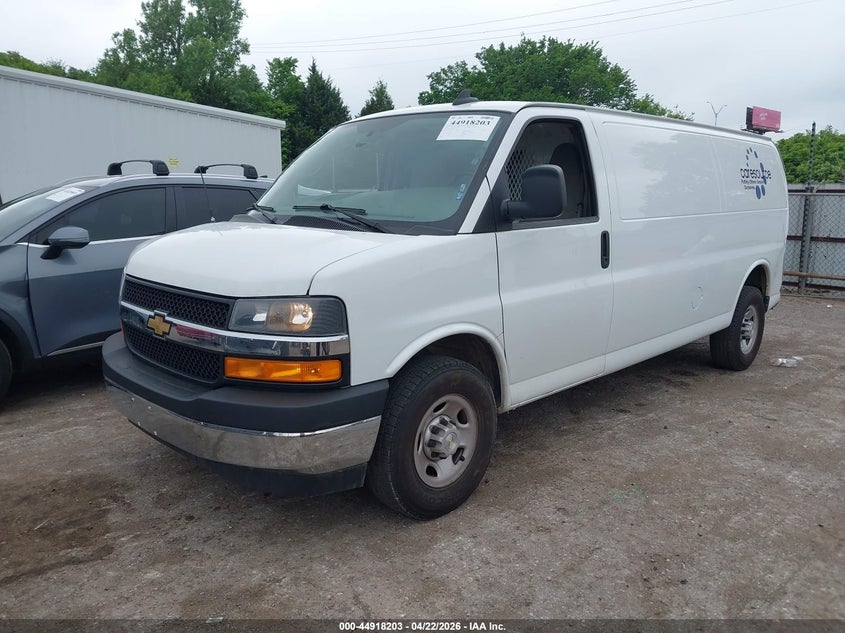 Vin: 1gcwgbfp4n1276432, lot: 45415582, chevrolet express cargo rwd 2500 extended wheelbase wt 20222