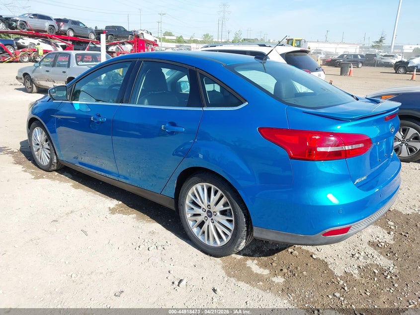 Vin: 1fadp3j2xfl374157, lot: 45415852, ford focus titanium 20153