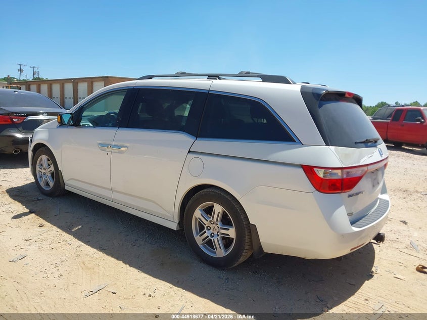 2012 Honda Odyssey 3.5 Touring/Touring Elite white Lot 111044918677 Vin 5FNRL5H92CB057434