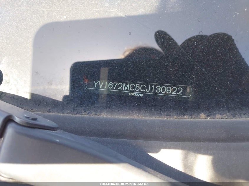 2012 Volvo C70 T5/T5 Platinum/T5 Premier Plus VIN: YV1672MC5CJ130922 Lot: 44918733