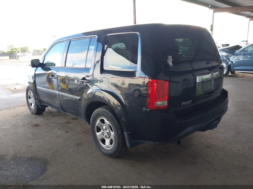 Vin: 5fnyf3h2xfb029766, lot: 45416142, honda pilot lx 20153