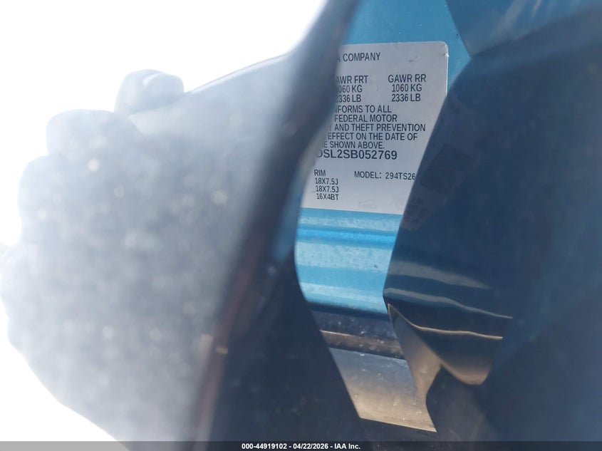 2025 Buick Encore Gx Sport Touring Fwd VIN: KL4AMDSL2SB052769 Lot: 44919102