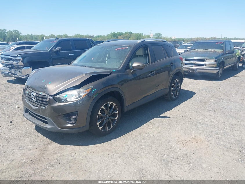 Vin: jm3ke4dy7g0617222, lot: 45417013, mazda cx-5 grand touring 20162