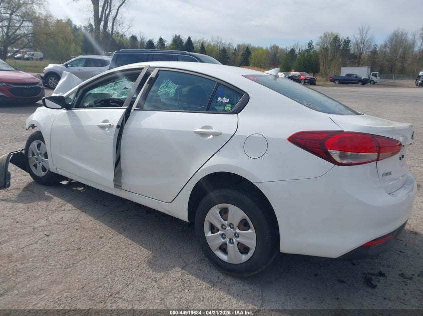 Vin: 3kpfl4a7xhe091009, lot: 45417063, kia forte lx 20173