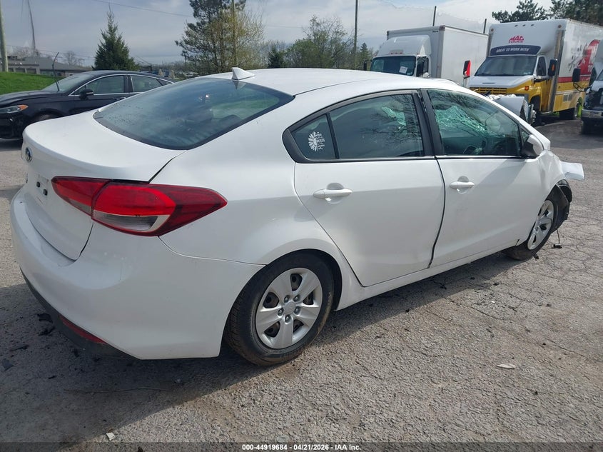 Vin: 3kpfl4a7xhe091009, lot: 45417063, kia forte lx 20174