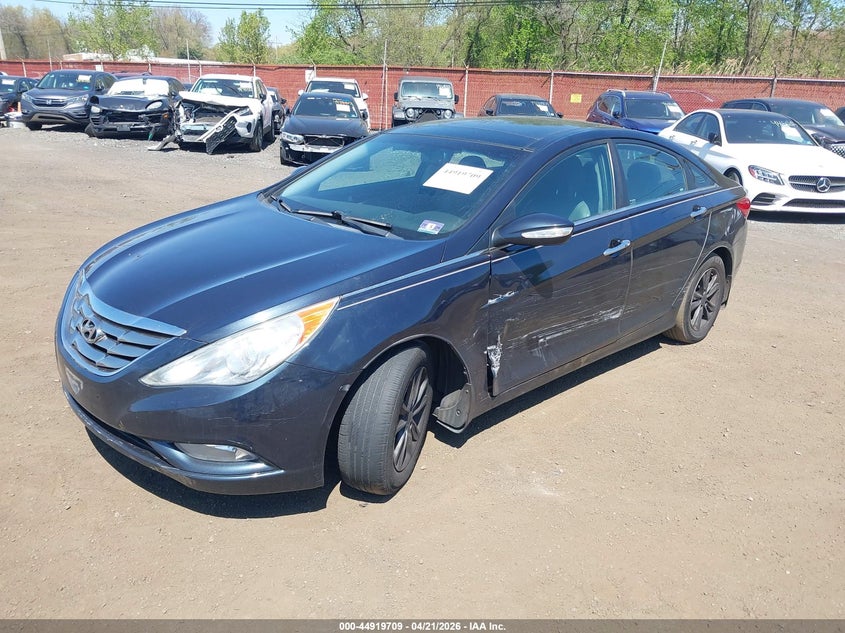 5NPEC4AC2CH312390 2012 Hyundai Sonata 2.4 Limited blue
