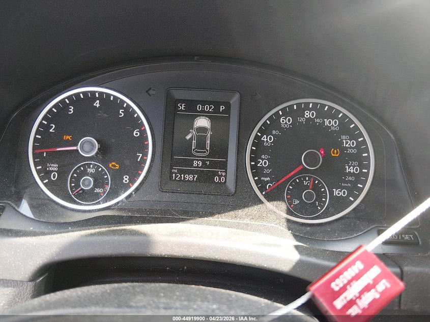 2015 Volkswagen Tiguan S VIN: WVGAV7AXXFW611052 Lot: 44919900