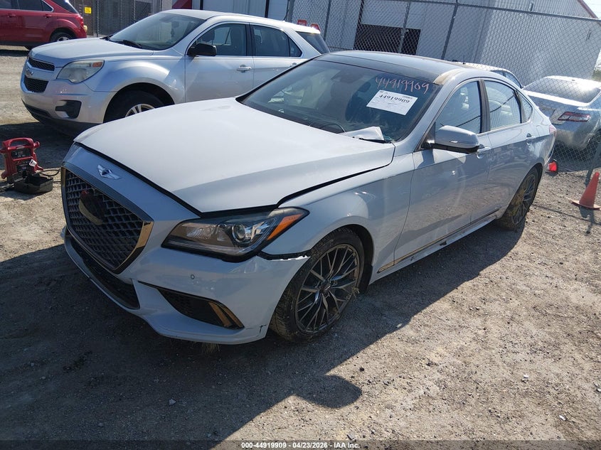 Vin: kmhgn4je3ku299685, lot: 45417288, genesis g80 3.8 20192