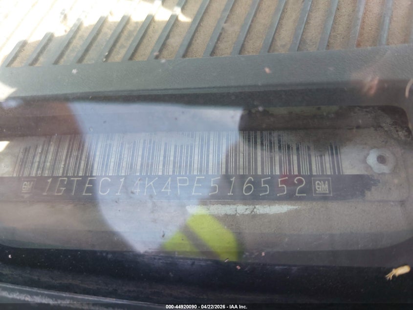 1993 GMC Sierra C1500 VIN: 1GTEC14K4PE516552 Lot: 44920090