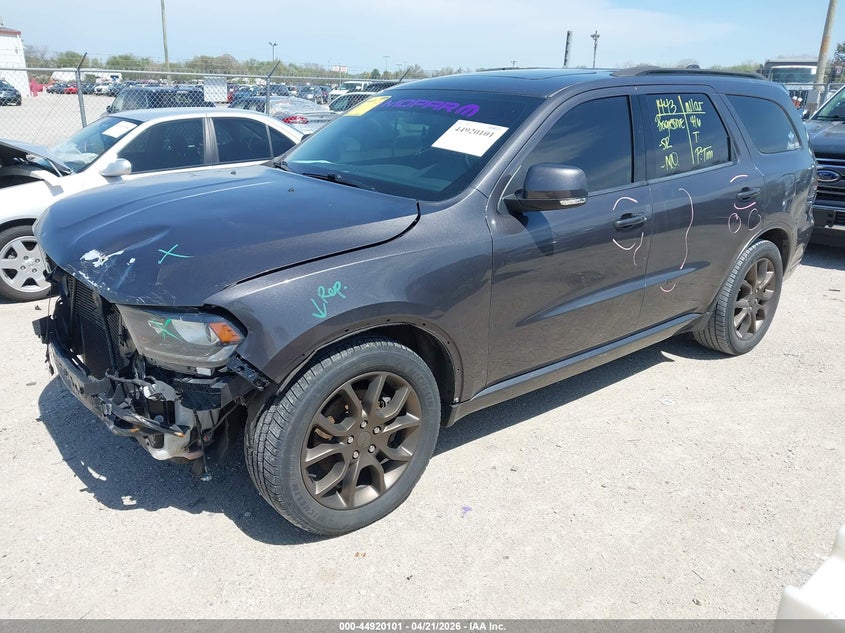 Vin: 1c4sdjct4hc703930, lot: 45417480, dodge durango r/t awd 20172