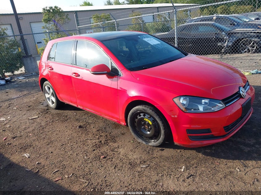 2017 Volkswagen Golf Tsi S 4-Door/Tsi Se 4-Door/Tsi Sel 4-Door/Tsi Wolfsburg Edition 4-Door