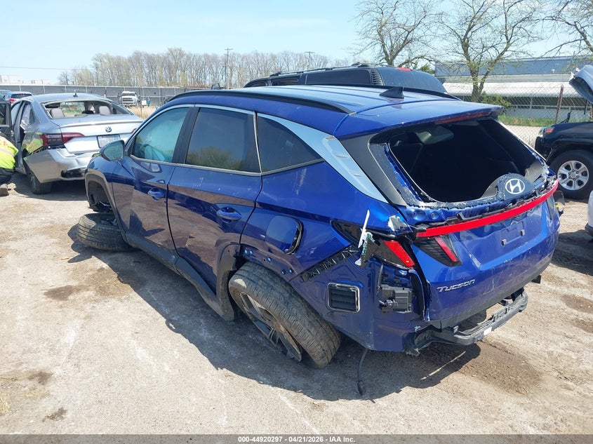 2022 HYUNDAI TUCSON 2.5L I-4 DI, DOHC, V(VIN: 5NMJFCAE4NH078299