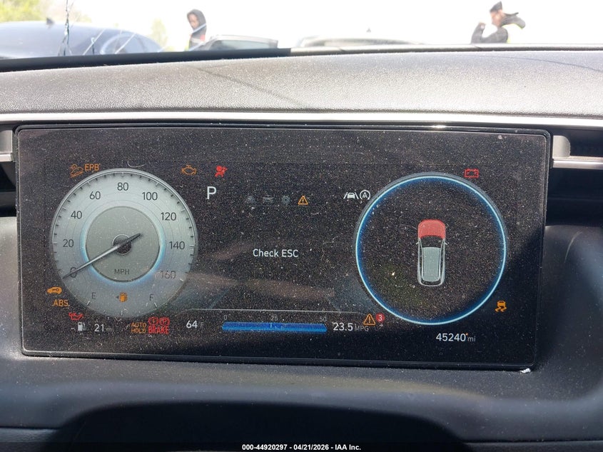 2022 HYUNDAI TUCSON 2.5L I-4 DI, DOHC, V(VIN: 5NMJFCAE4NH078299