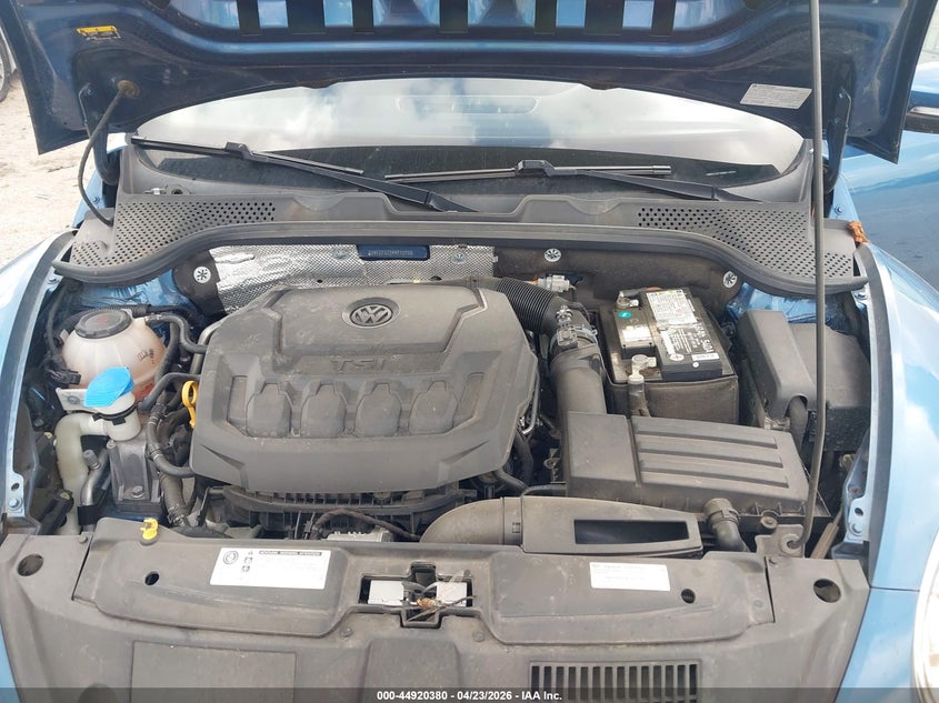 2019 VOLKSWAGEN BEETLE HATCHBACK 2.0L I-4 DI, DOHC, VVT, TURBO, 174HP