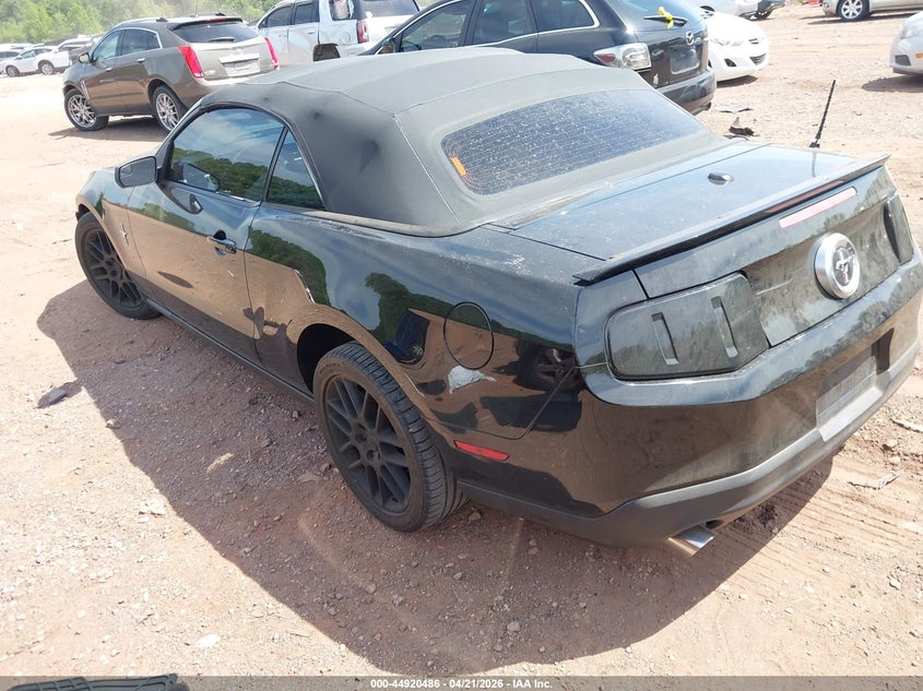 2012 FORD MUSTANG CABRIO 3.7L V-6 DOHC, VVT, 305HP