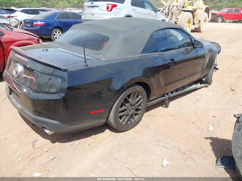 2012 FORD MUSTANG CABRIO 3.7L V-6 DOHC, VVT, 305HP