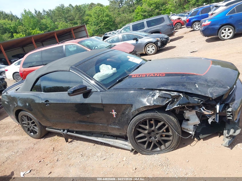 2012 FORD MUSTANG CABRIO 3.7L V-6 DOHC, VVT, 305HP