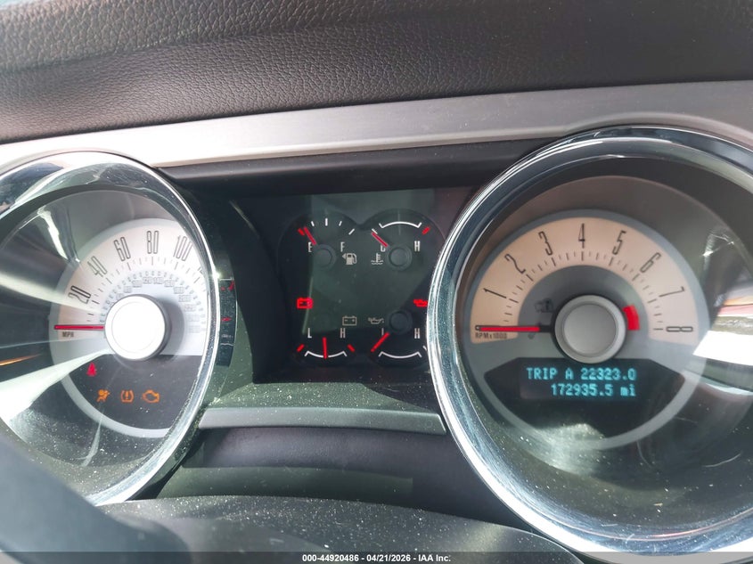 2012 FORD MUSTANG CABRIO 3.7L V-6 DOHC, VVT, 305HP