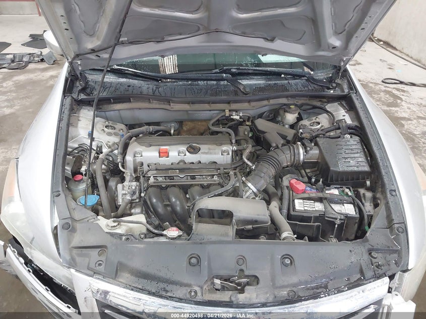 2012 Honda Accord 2.4 2.4 Lx Silver Lot 111044920498 Vin 1HGCP2F37CA064896