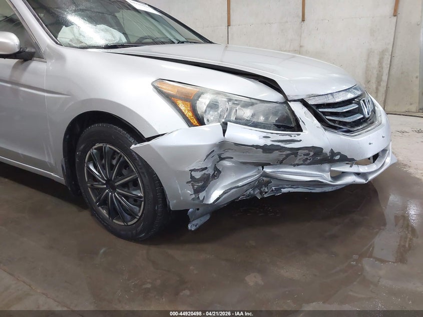 2012 Honda Accord 2.4 2.4 Lx Silver Lot 111044920498 Vin 1HGCP2F37CA064896