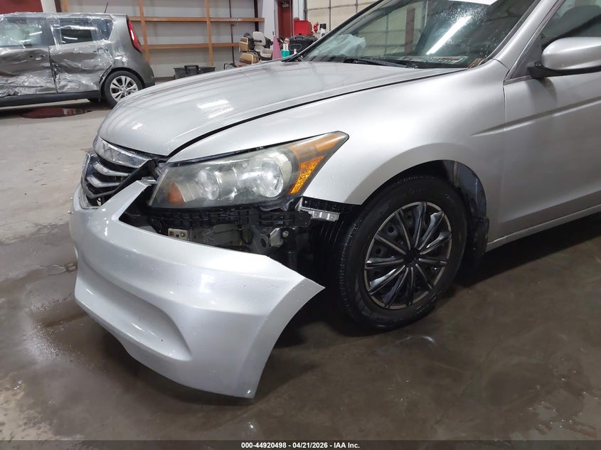 2012 Honda Accord 2.4 2.4 Lx Silver Lot 111044920498 Vin 1HGCP2F37CA064896
