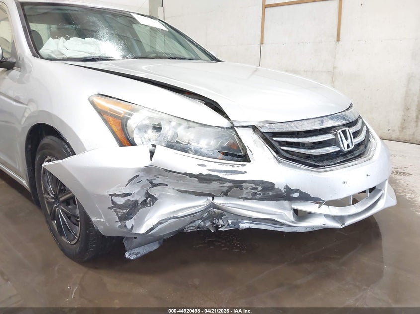 2012 Honda Accord 2.4 2.4 Lx Silver Lot 111044920498 Vin 1HGCP2F37CA064896