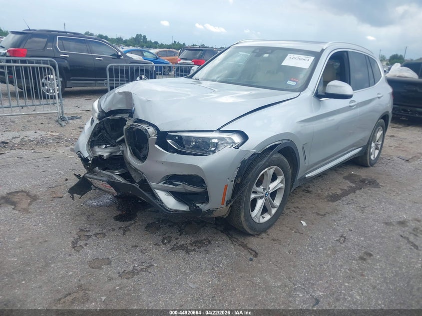 2021 Bmw X3 Sdrive30i 5UXTY3C0XM9G67616 photo 1