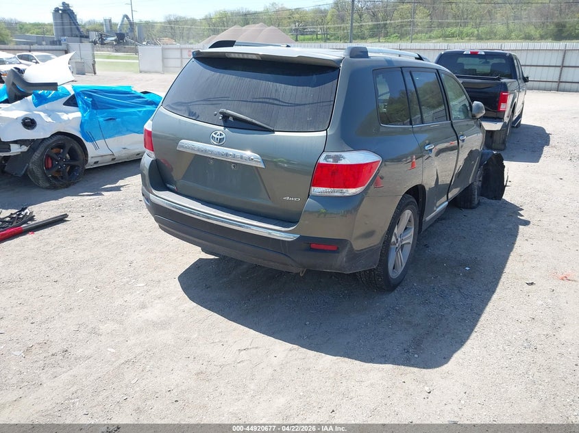 Vin: 5tddk3eh5cs141983, lot: 45418056, toyota highlander limited v6 20124