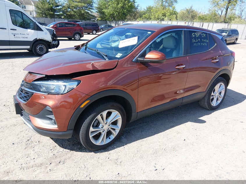 Vin: kl4mmcsl1mb118934, lot: 45418109, buick encore gx awd preferred 20212