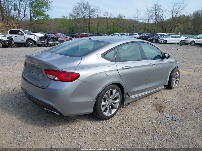 Vin: 1c3cccbg4fn517690, lot: 45418272, chrysler 200 s 20154