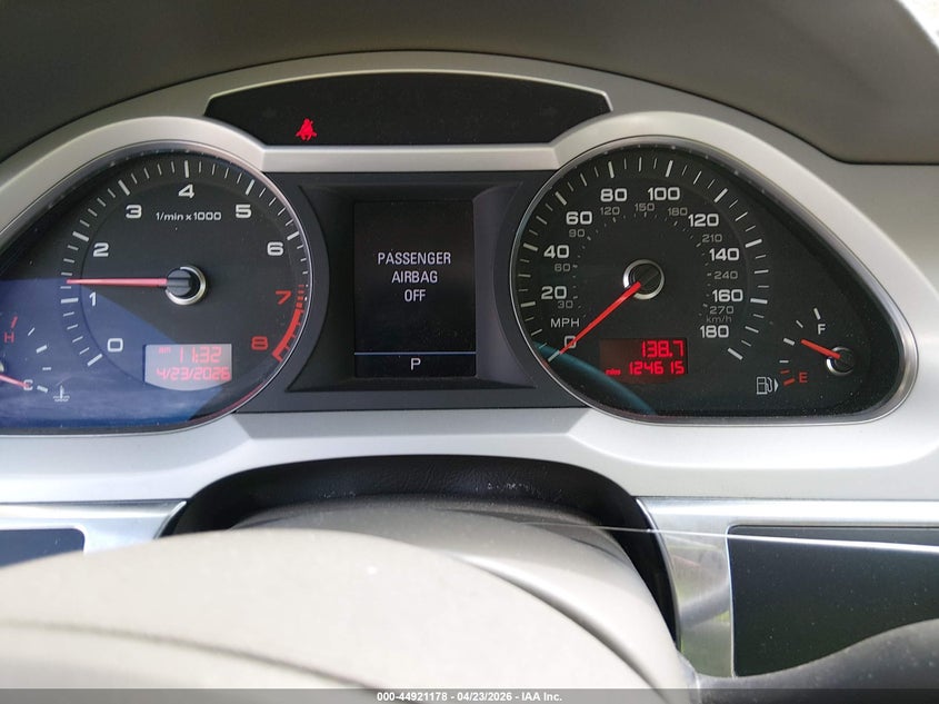 2010 Audi A6 3.0 Premium VIN: WAUFGAFB6AN063657 Lot: 44921178