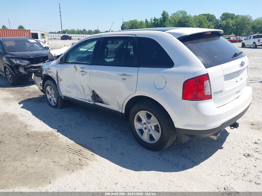 Vin: 2fmdk3jc4ebb28748, lot: 45418675, ford edge sel 20143