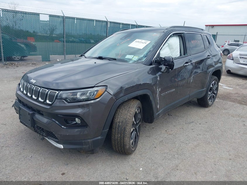 2022 Jeep Compass Limited 4x4 3C4NJDCB9NT197476 photo 1