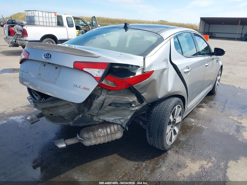 2012 Kia Optima 2.0 Sx grey Lot 111044921489 Vin 5XXGR4A61CG077252