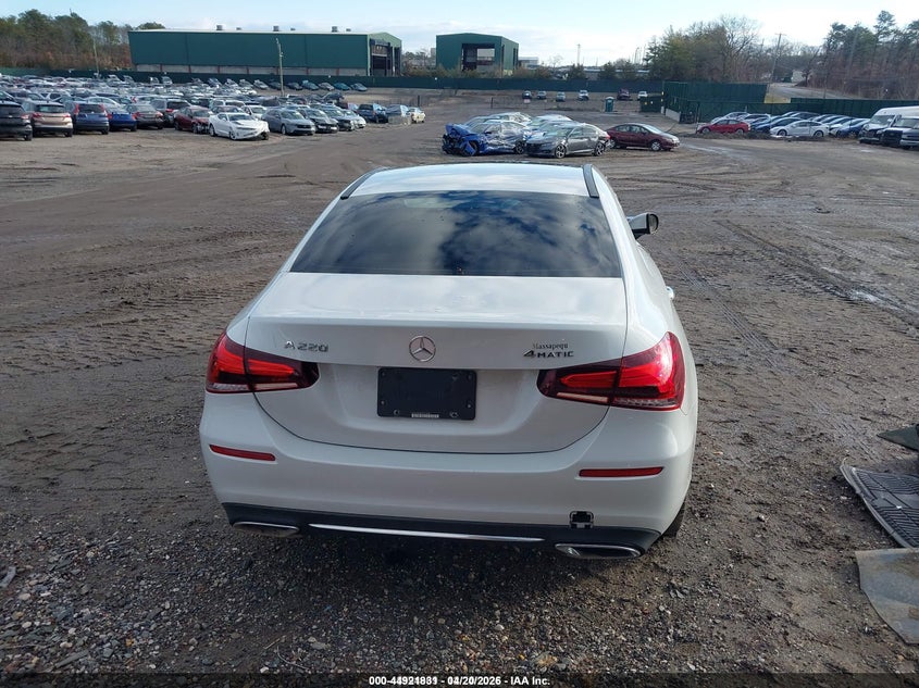 2019 Mercedes-Benz A 220 4Matic VIN: WDD3G4FB9KW024487 Lot: 44921831