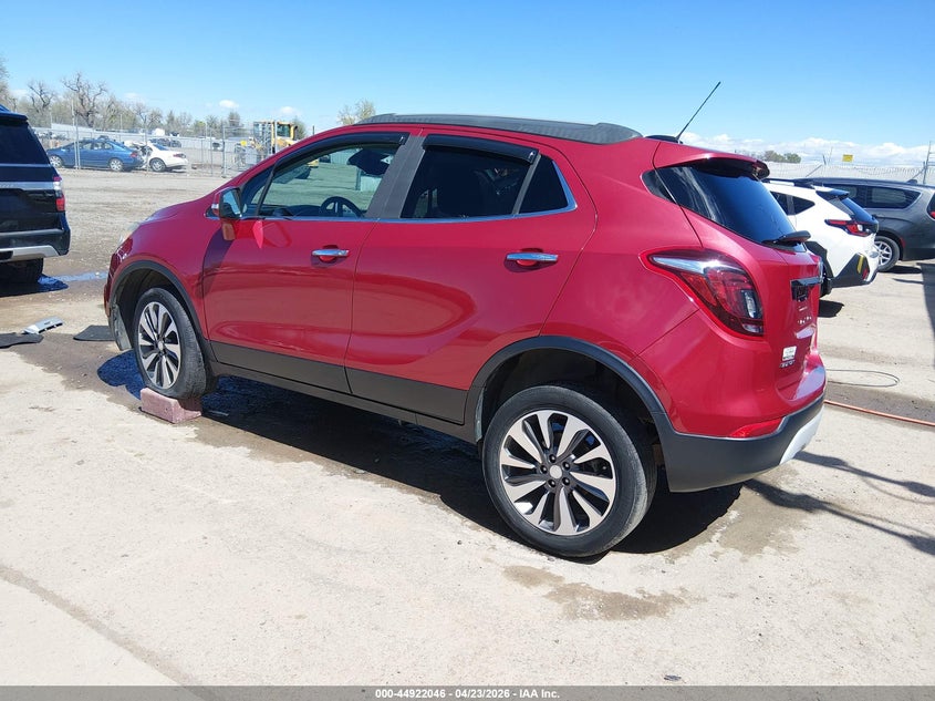 Vin: kl4cjfsb0hb176438, lot: 45419424, buick encore preferred ii 20173