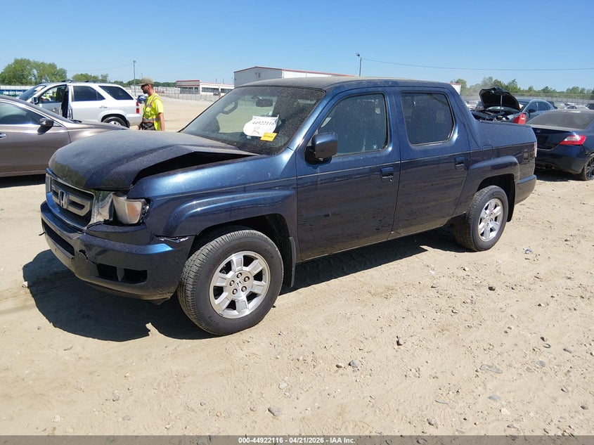 Vin: 5fpyk1f47ab007907, lot: 45419495, honda ridgeline rts 20102