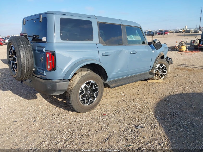 Vin: 1fmee8bp7sla79535, lot: 45419631, ford bronco outer banks 20254