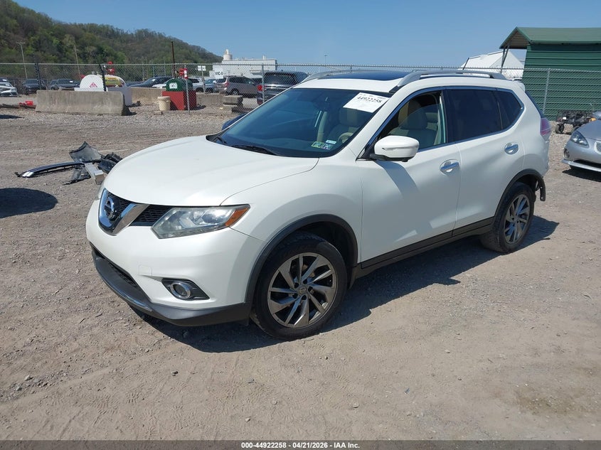2015 Nissan Rogue Sl 5N1AT2MV8FC826093 photo 1