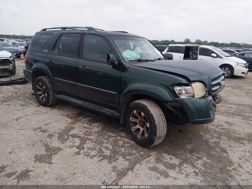 TOYOTA SEQUOIA 2003. Lot# 44922331. VIN 5TDZT38A63S200945. Photo 1