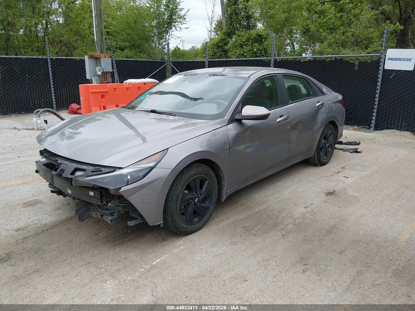 2022 Hyundai Elantra Sel KMHLM4AG1NU357428 photo 1