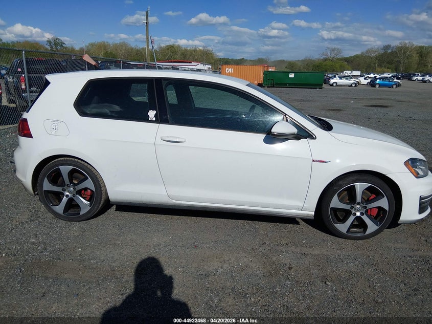 2016 Volkswagen Golf Gti S W/Performance Package 2-Door VIN: 3VWY47AU0GM011098 Lot: 44922468