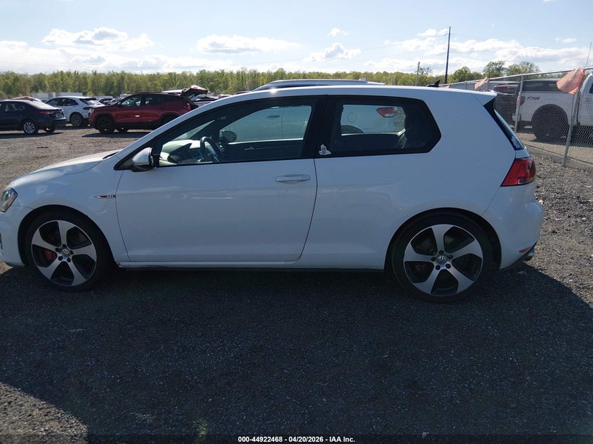 2016 Volkswagen Golf Gti S W/Performance Package 2-Door VIN: 3VWY47AU0GM011098 Lot: 44922468