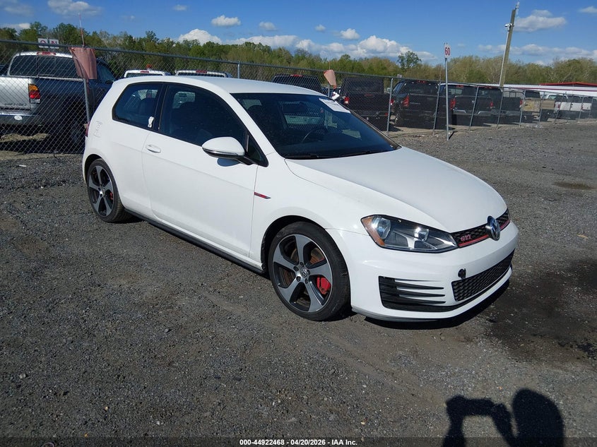 2016 Volkswagen Golf Gti S W/Performance Package 2-Door