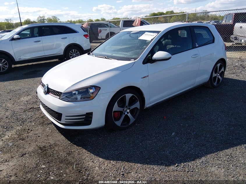 2016 Volkswagen Golf Gti S W/Performance Package 2-Door